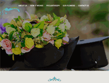 Tablet Screenshot of gradflowers.com